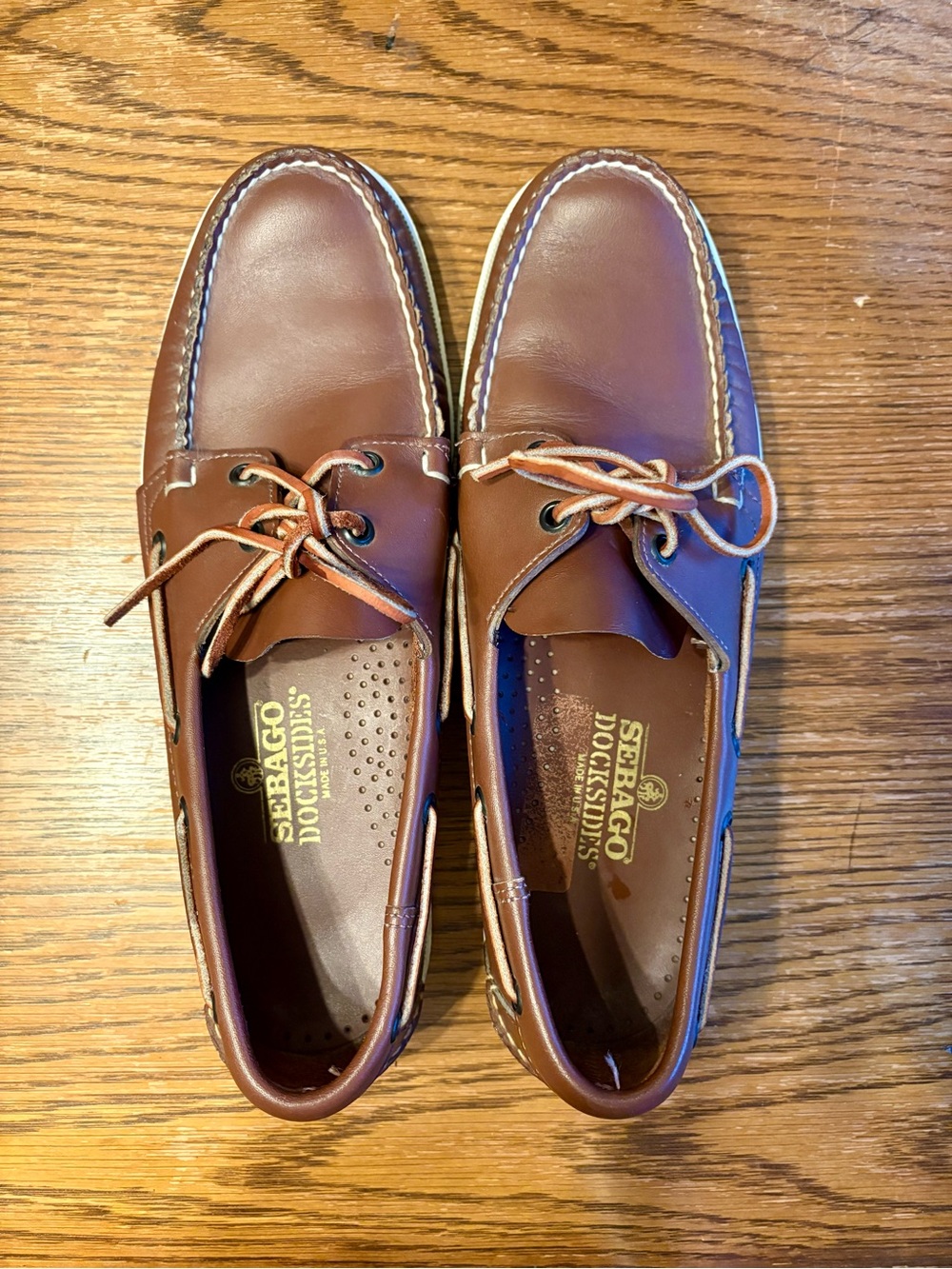 SEBAGO Top-Sider Men's Classic Brown Boat Shoes